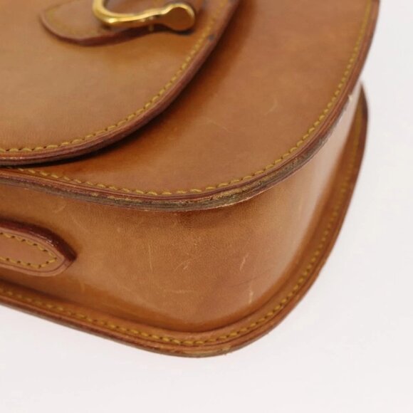 LOUIS VUITTON Nomad leather Saint Cloud PM Shoulder Bag Beige LV Auth gh1044 - Picture 5 of 16